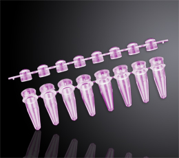 0.2毫升八连凸盖PCR管（粉色）